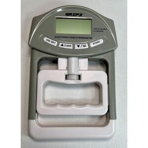 GRIPX Electronic Hand Dynamometer Grip Strength Tester 198 lb LCD Fitness Tool